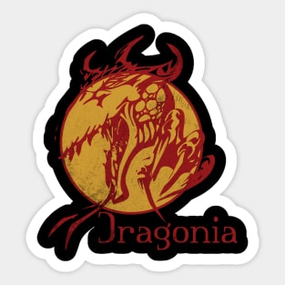 Kobold press, dragonia vintage Sticker